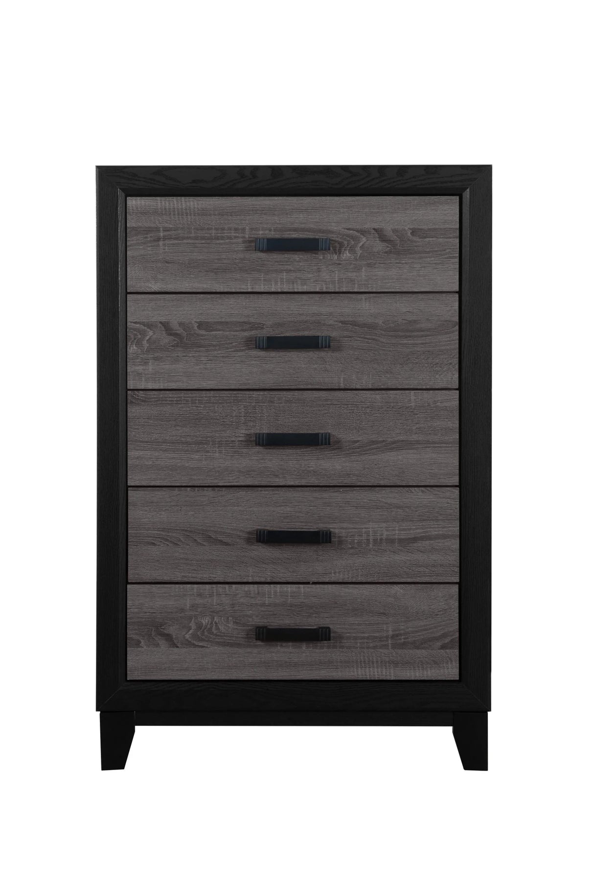 King Bedroom Set With Bed Dresser Mirror Modern Gray - Furniture Home Direct