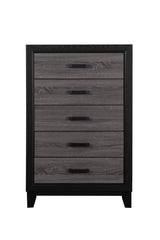King Bedroom Set With Bed Dresser Mirror Modern Gray - Furniture Home Direct