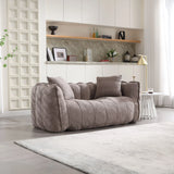 Cozy Beanbag Chair With High Resilience Foam Core For 2 - Furniture Home Direct