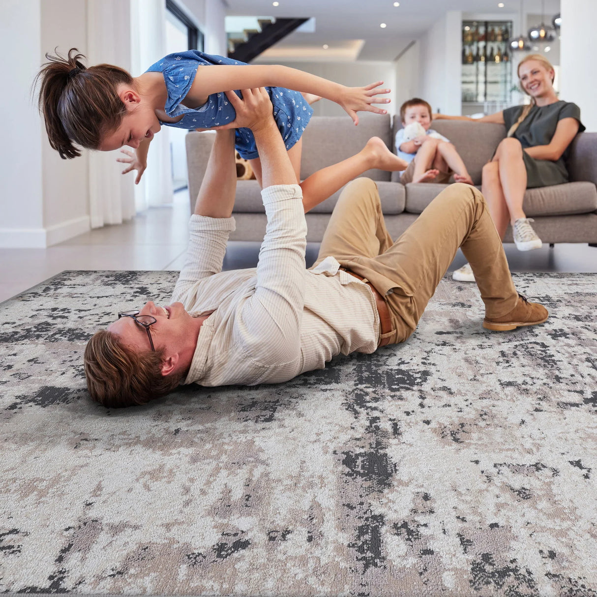 Payas - Abstract Area Rug - Furniture Home Direct