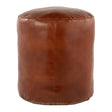 Cobbler - Industrial High Quality Pouf - Brown - Furniture Home Direct