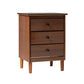 Classic 3 Drawer Solid Wood Nightstand - Furniture Home Direct