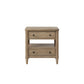 Open Nightstand With 2 Drawers - Furniture Home Direct
