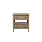 Open Nightstand With 2 Drawers - Furniture Home Direct