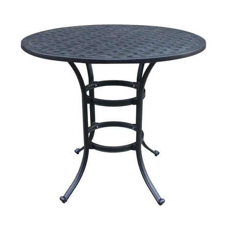 5 Piece Bar Height Dining Set - Antique Bronze - Furniture Home Direct