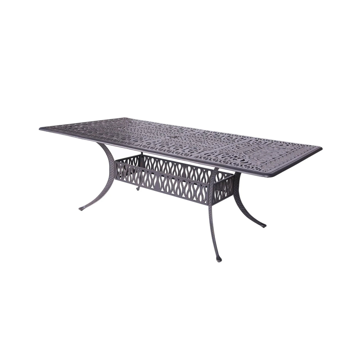 Rectangular Long Dining Set With Sunbrella Cushions - Furniture Home Direct