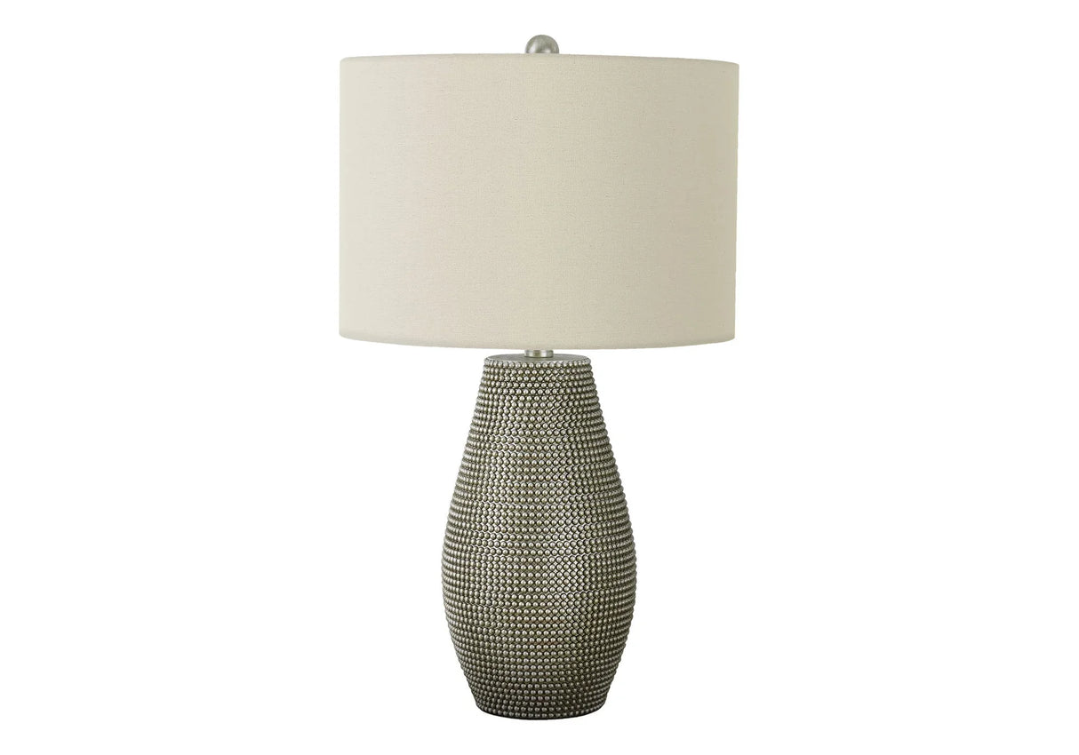 Lighting, Table Lamp, Resin, Contemporary - Gray - Furniture Home Direct
