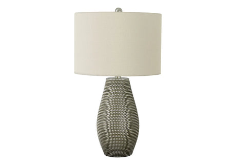 Lighting, Table Lamp, Resin, Contemporary - Gray - Furniture Home Direct