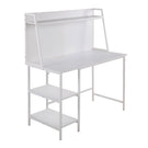 Geo - Shelf Contemporary Desk - Furniture Home Direct