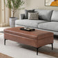 Rebecca - Multifunctional Coffee Table Storage Ottoman With Lift Up Lid - Furniture Home Direct