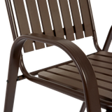 5-Piece Outdoor Dining Set - Brown - Furniture Home Direct