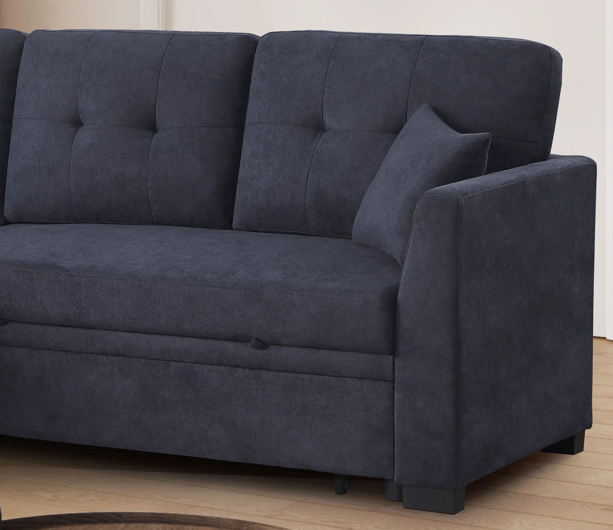 Sectional Sofa Bed - Dark Blue - Furniture Home Direct