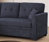 Sectional Sofa Bed - Dark Blue - Furniture Home Direct