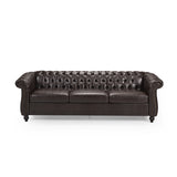 3 Seater Sofa -Brown - Furniture Home Direct