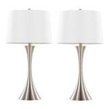 Lenuxe - Contemporary Elegant Table Lamp (Set of 2) - Furniture Home Direct