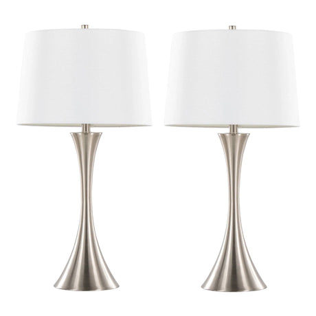 Lenuxe - Contemporary Elegant Table Lamp (Set of 2) - Furniture Home Direct