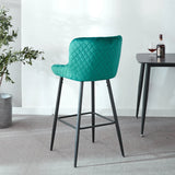 Ergonomic Counter Height Bar Stool (Set of 2) - Furniture Home Direct