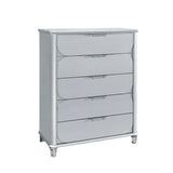 Laura - Chest And Bun Feet - Silver - Furniture Home Direct