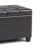 Sienna - Upholstered Storage Ottoman Bench - Furniture Home Direct