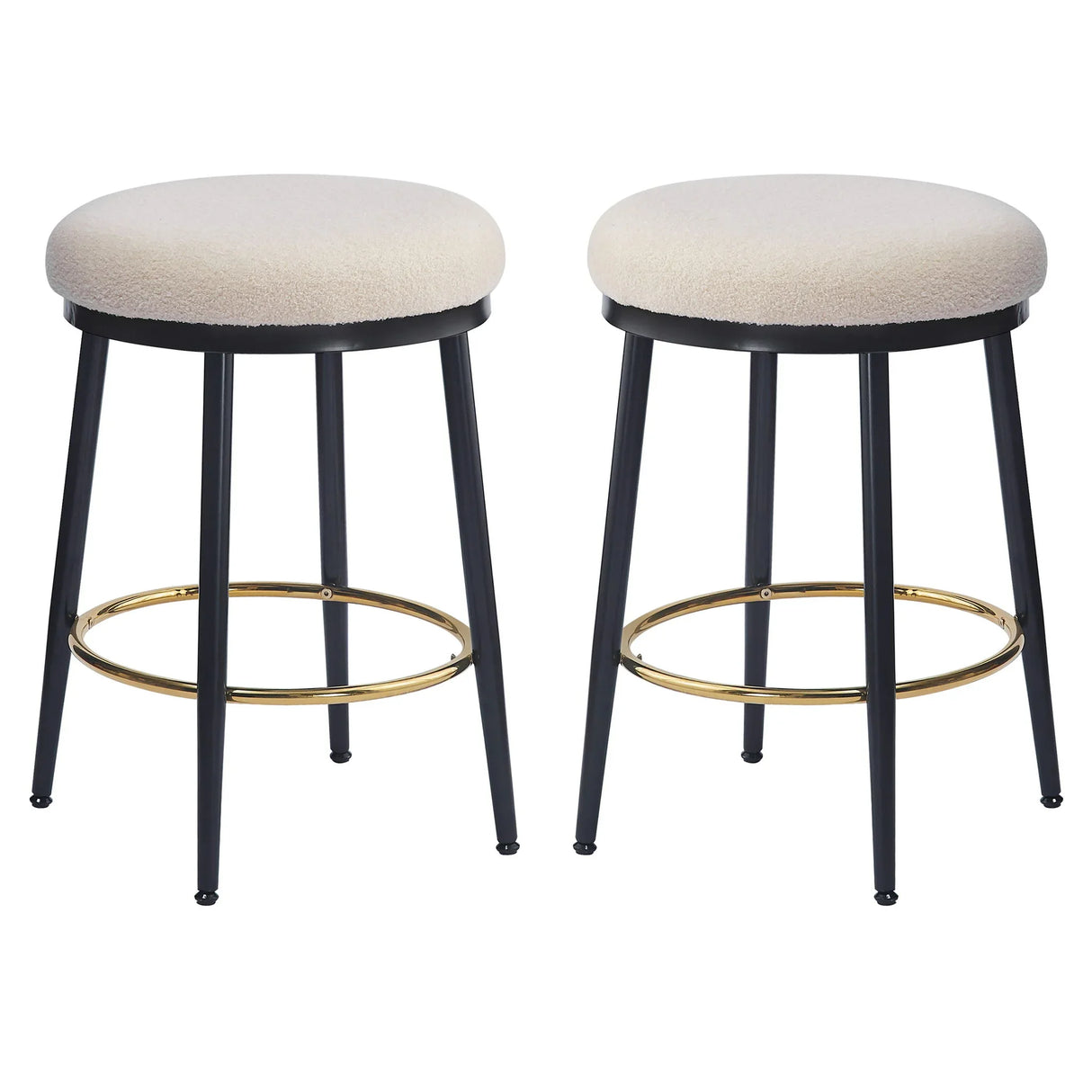 Stylish Design Counter Stools (Set of 2)