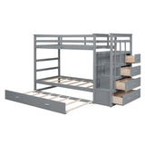 Bunk Bed With Trundle And Staircase - Furniture Home Direct