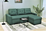 Convertible L Shaped Sectional Sleeper Sofa Bed, Saving Pull Out Couch - Furniture Home Direct