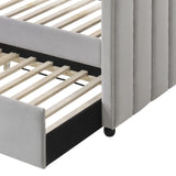 Peridot - Twin Daybed With Trundle - Dove Gray - Furniture Home Direct