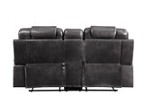 Braylon - Recliner Loveseat With Cupholder Console - Brown - Furniture Home Direct