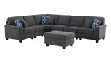 Leo - Woven Modular Sectional Sofa Comfort And Style - Furniture Home Direct