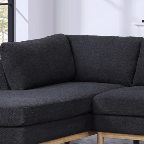 Hallie - Wide Sherpa Double Chaise U-Shape Sectional Sofa - Furniture Home Direct