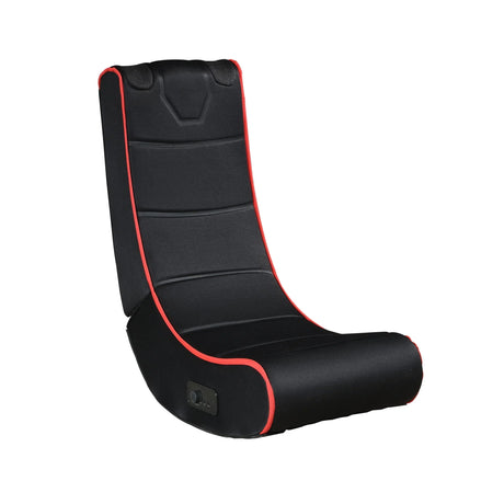 Foldable Gaming Chair With Onboard Speakers, Bluetooth Connection - Black / Red - Furniture Home Direct