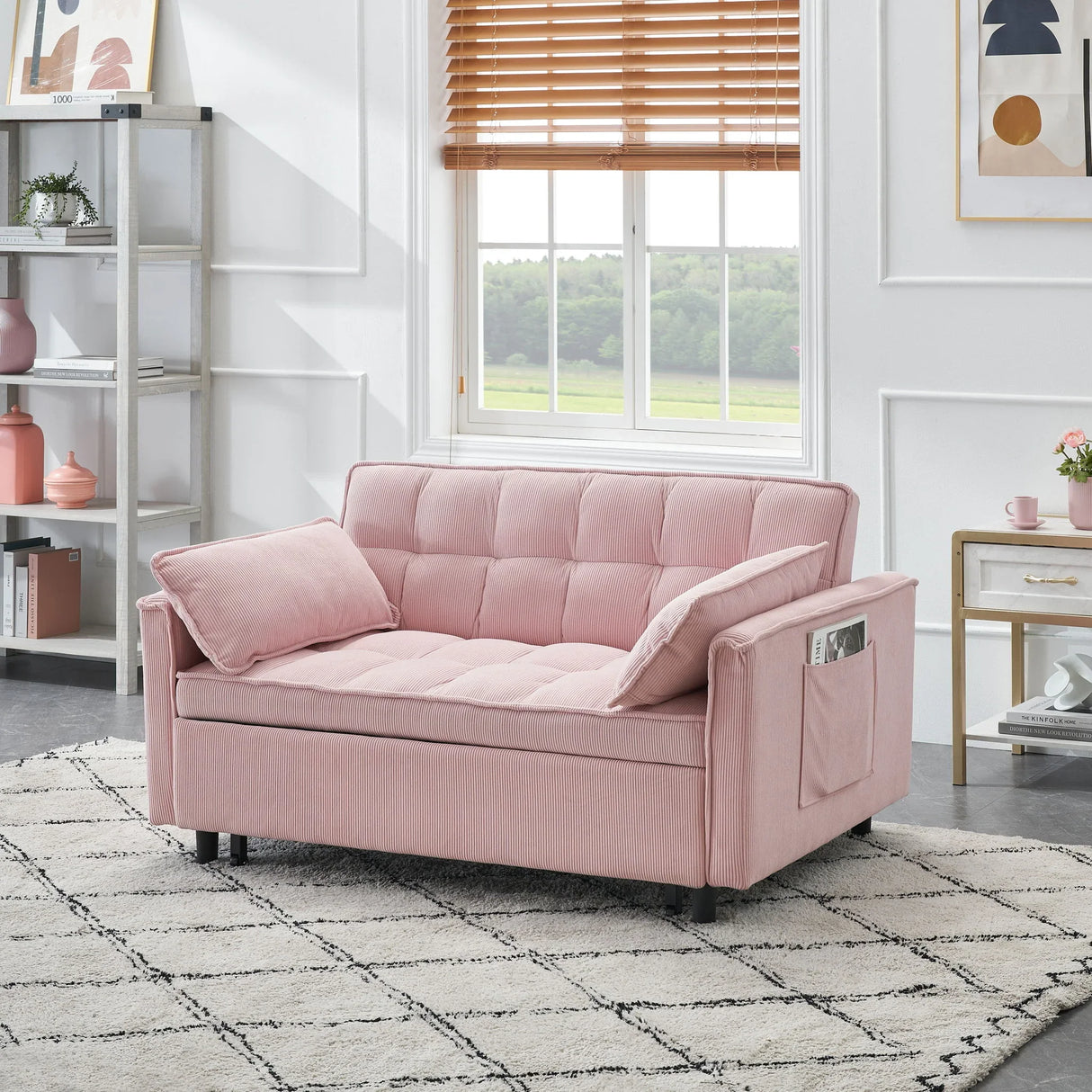 Folding Sofa Bed With Adjustable Back Access To Sofa Recliner Single Bed Adult Modern Chair Bed - Furniture Home Direct