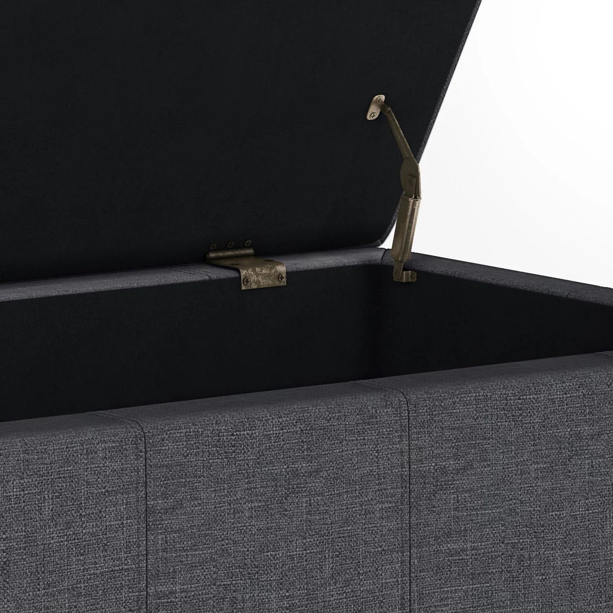 Dover - Upholstered Storage Ottoman Bench - Furniture Home Direct