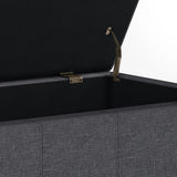 Dover - Upholstered Storage Ottoman Bench - Furniture Home Direct