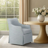 London - Upholstered Skirted Dining Arm Chair - Furniture Home Direct
