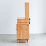 Compact Table Dresser, Accessories Storage Width Drawer - Natural - Furniture Home Direct