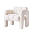 31.10" Boucle Upholstered Accent Chair - Furniture Home Direct