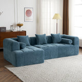 Sectional Free Combined Sofa With 2 Side Pockets - Furniture Home Direct