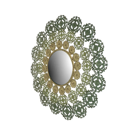 McGuire - Medallion Mirror - Multicolor - Furniture Home Direct