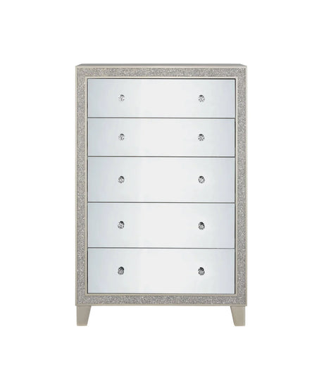 Sliverfluff - Chest - Mirrored / Champagne - Furniture Home Direct