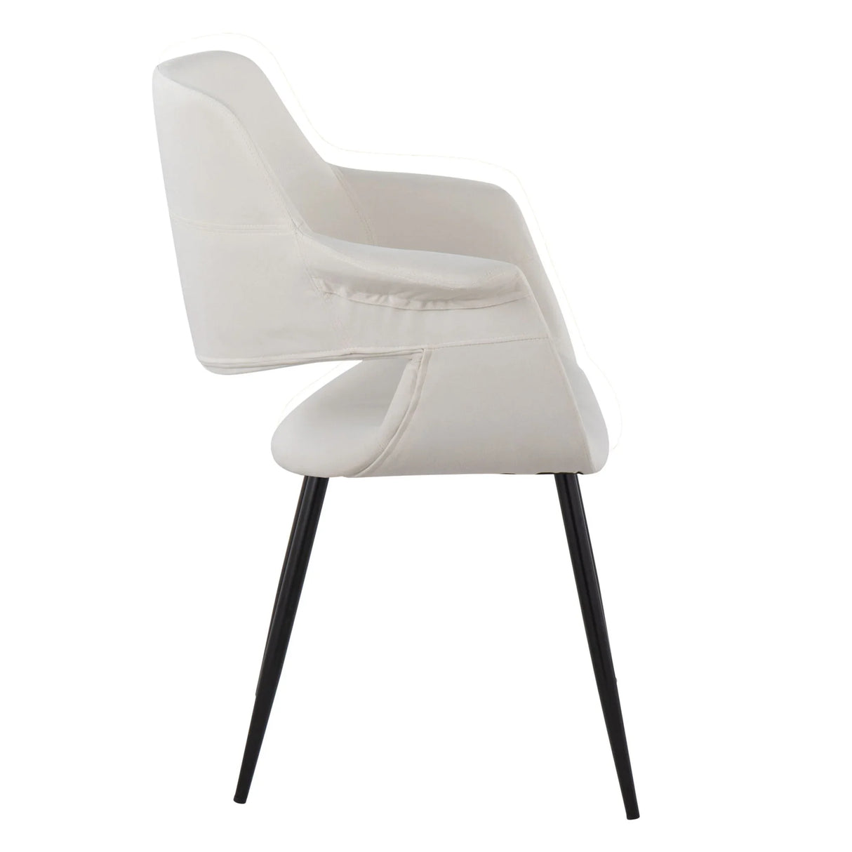 Vintage Flair - Glam, Art Deco Chair (Set of 2) - Furniture Home Direct