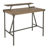 Gia - Industrial Counter Table - Furniture Home Direct