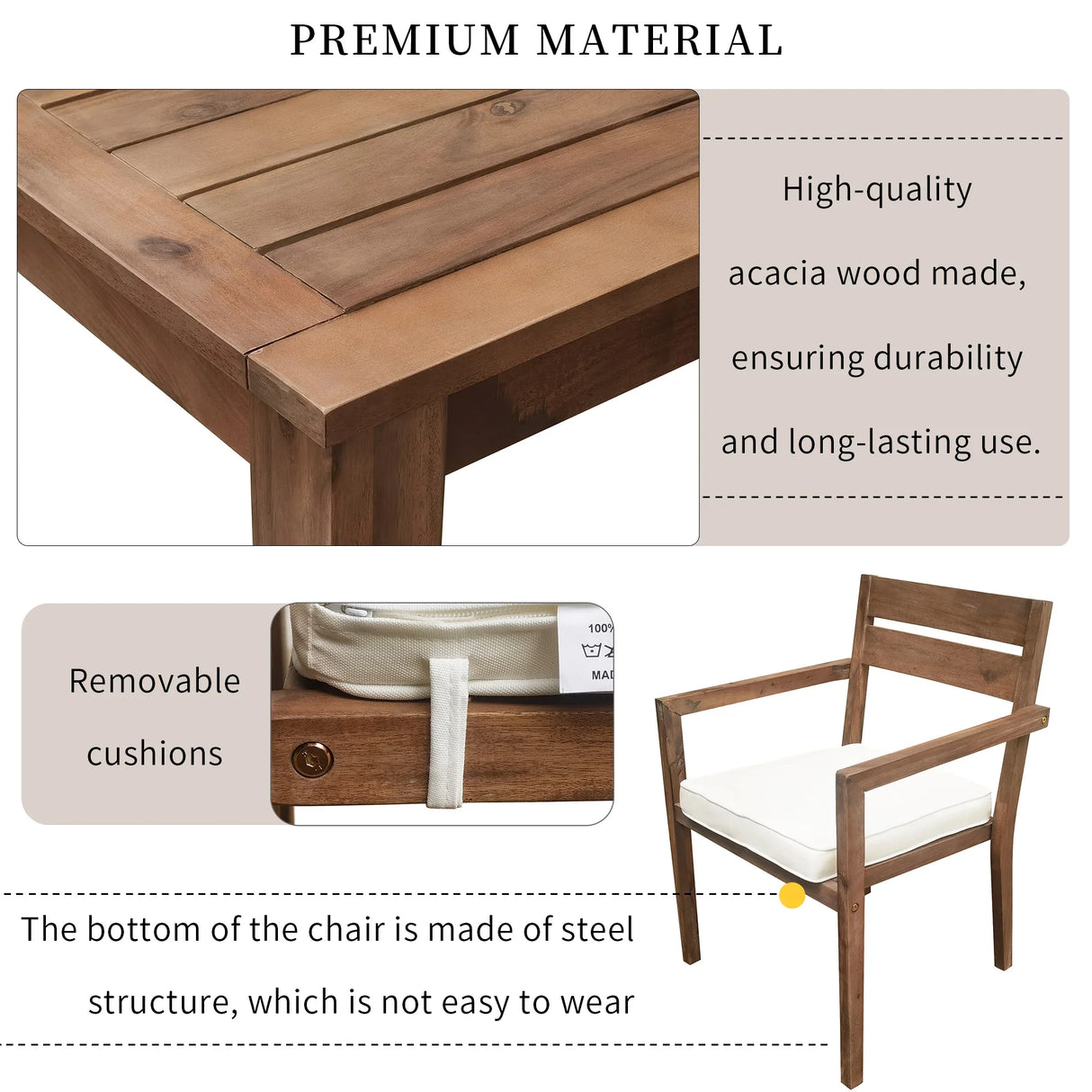 7 Piece Outdoor Dining Set - Furniture Home Direct