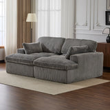 Double Chaise Lounge Chair, Oversized Upholstered Sleeper Cloud Couch - Furniture Home Direct