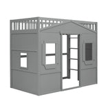 House Loft Bed With Ladder - Furniture Home Direct