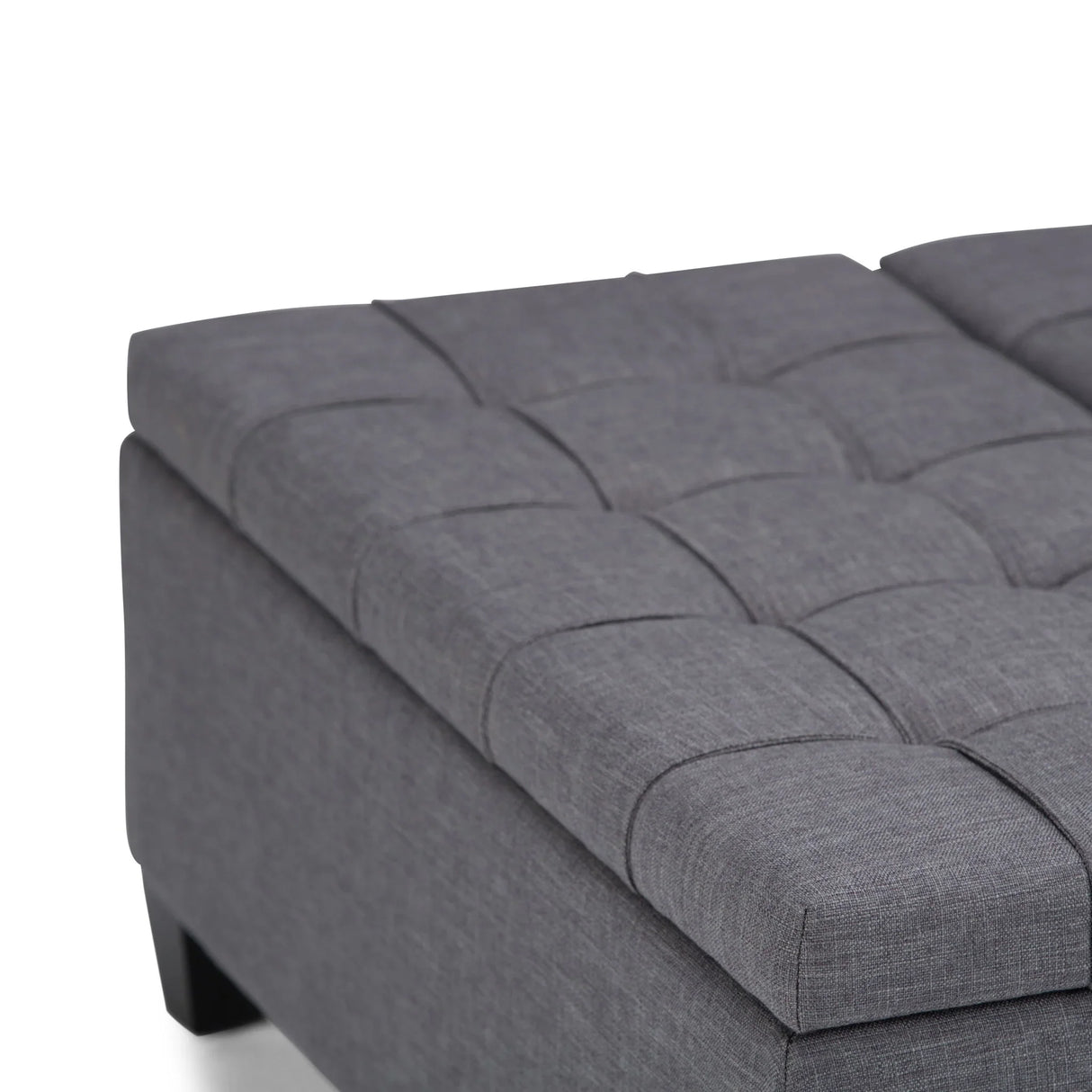 Harrison - Upholstered Coffee Table Storage Ottoman - Furniture Home Direct