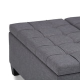 Harrison - Upholstered Coffee Table Storage Ottoman - Furniture Home Direct