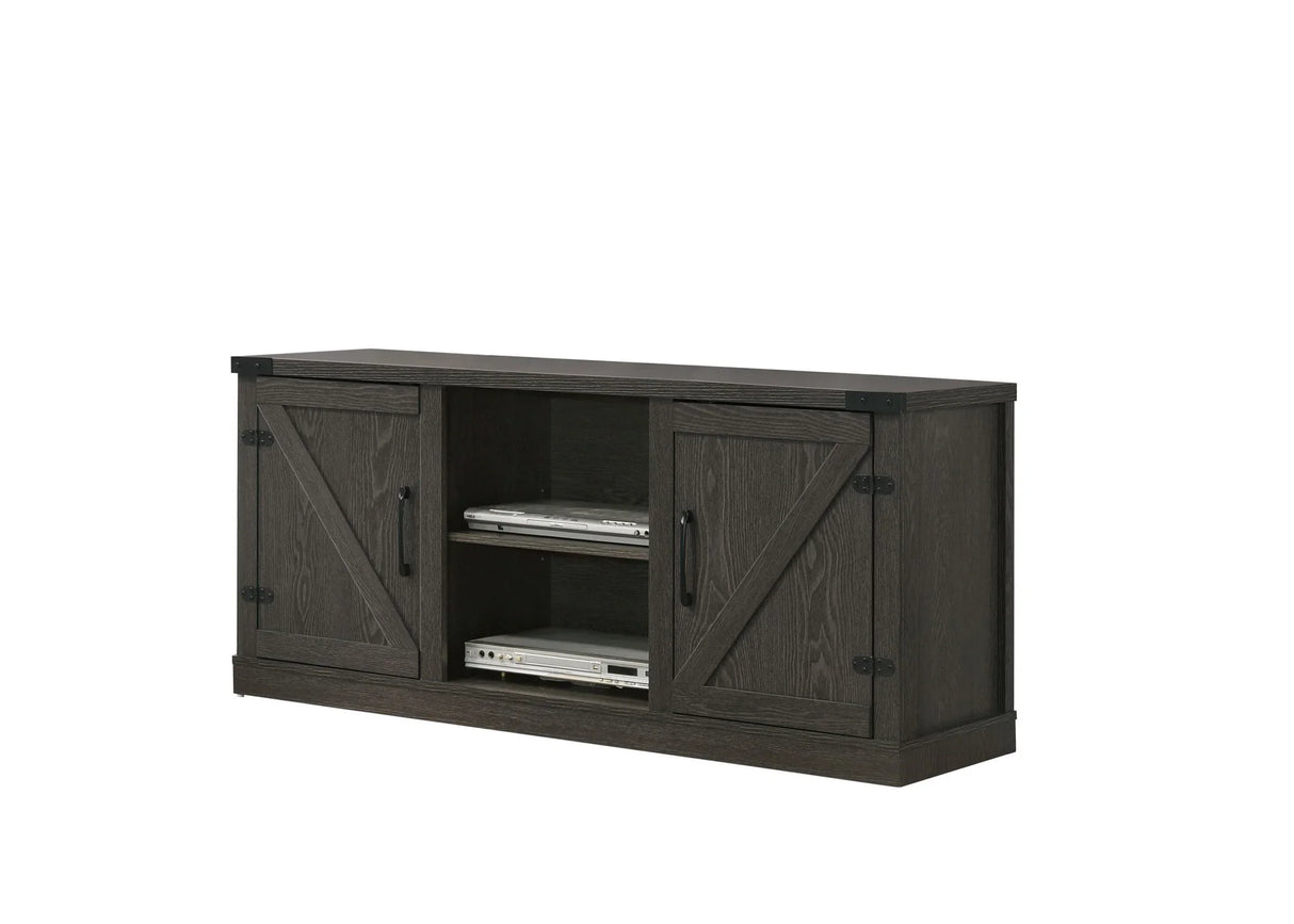 Salma - 58" Wide TV Stand With 2 Open Shelves And 2 Cabinets - Furniture Home Direct