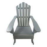 Reclining Outdoor Rocking Adirondack Chair - Furniture Home Direct