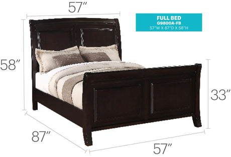 Elegant Transitional Bed - Furniture Home Direct